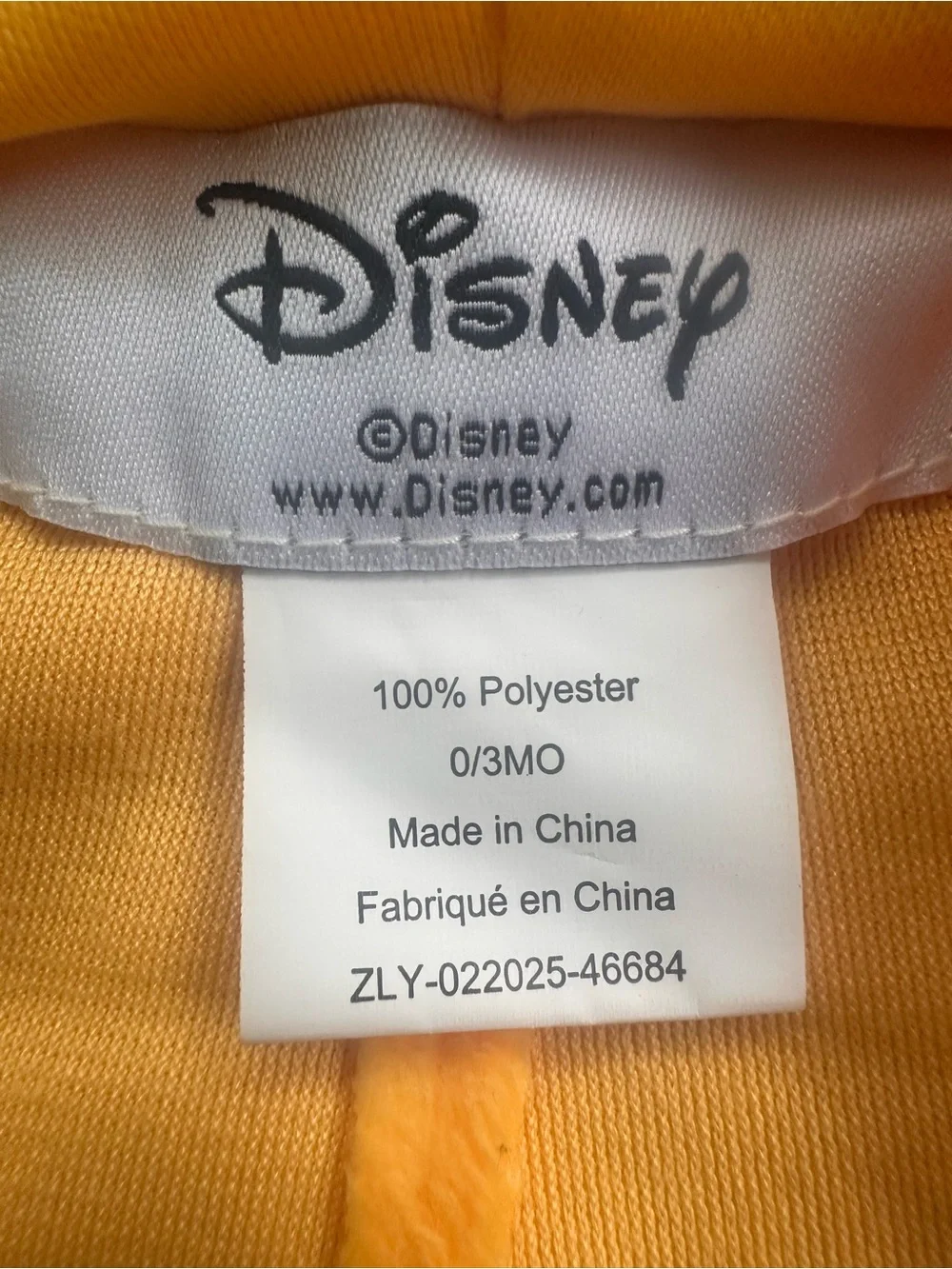Disney Store Halloween Pluto Flawless Infant Costume 0 To 3 Months W/ Booties